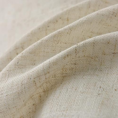 Miniatura 3 de Valea Home Cenefa de lino para cocina, con bolsillo para barra, rústica, estilo granja, cenefas de cortina de ventana de 18 pulgadas de longitud