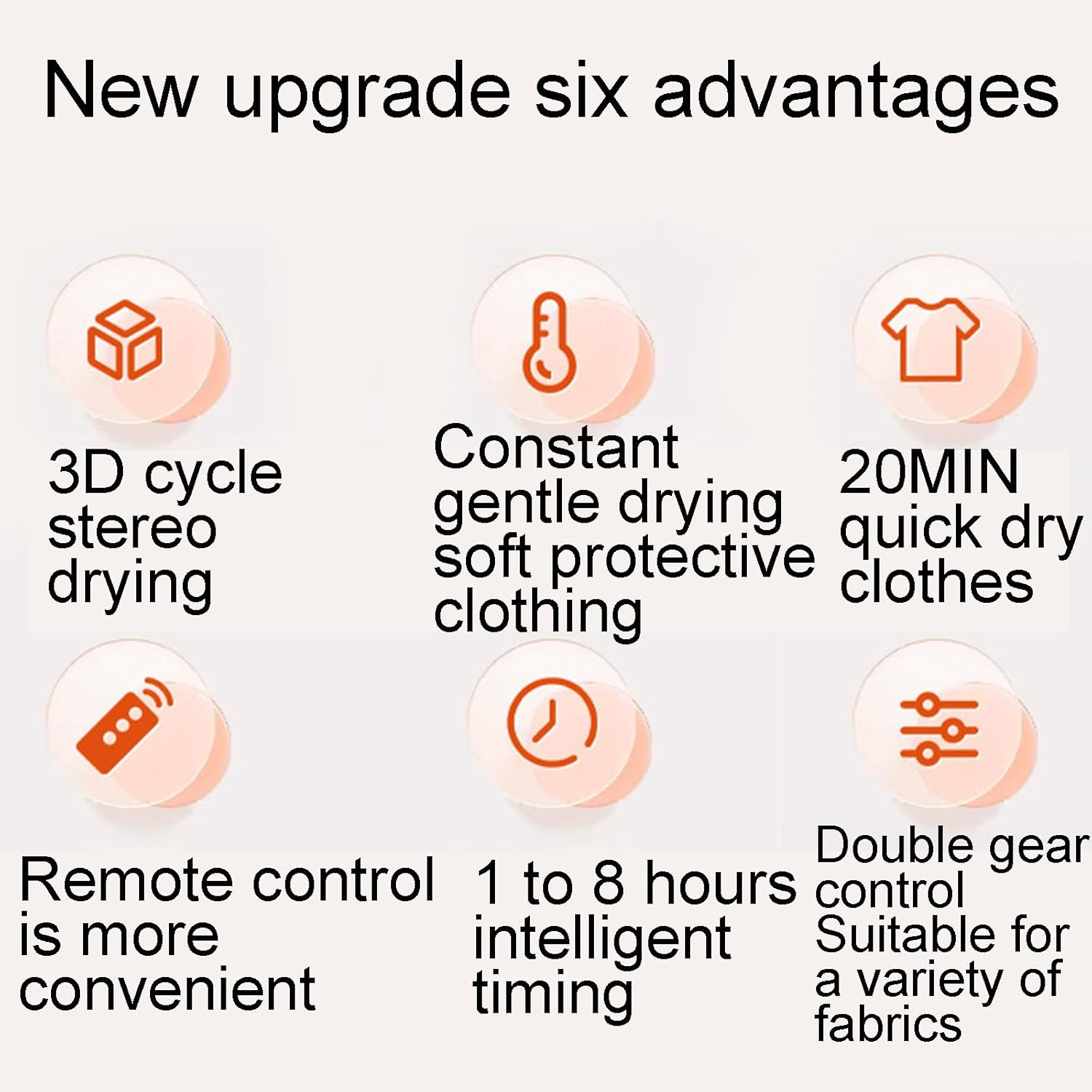 Foldable Clothes Dryer, Smart Timer, 600W Portable, Quick Drying, Dehumidifying and Deodorizing, Ideal for Home and Dorm Laundry Drying