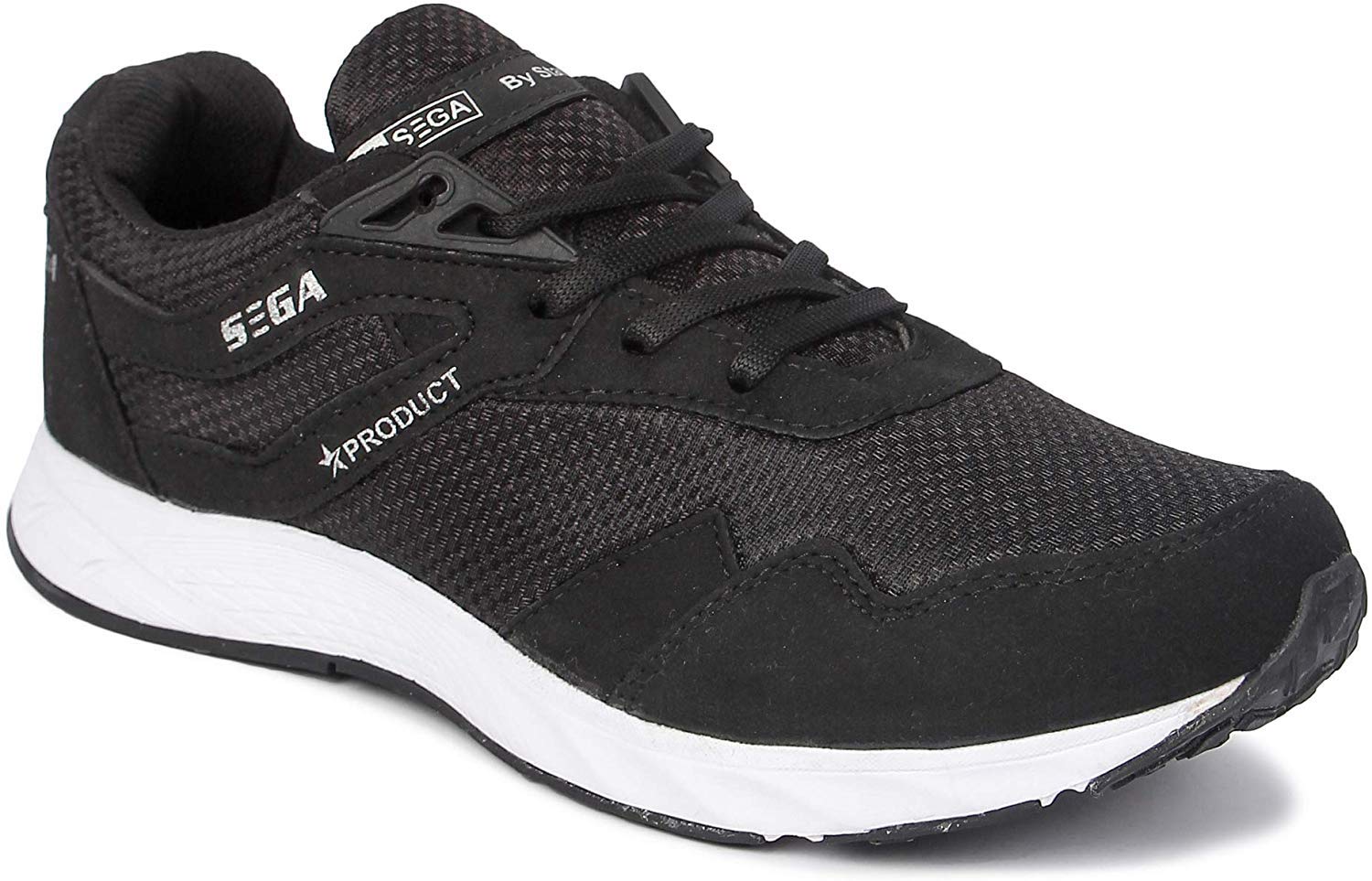 Men's Black Running Shoes - 9