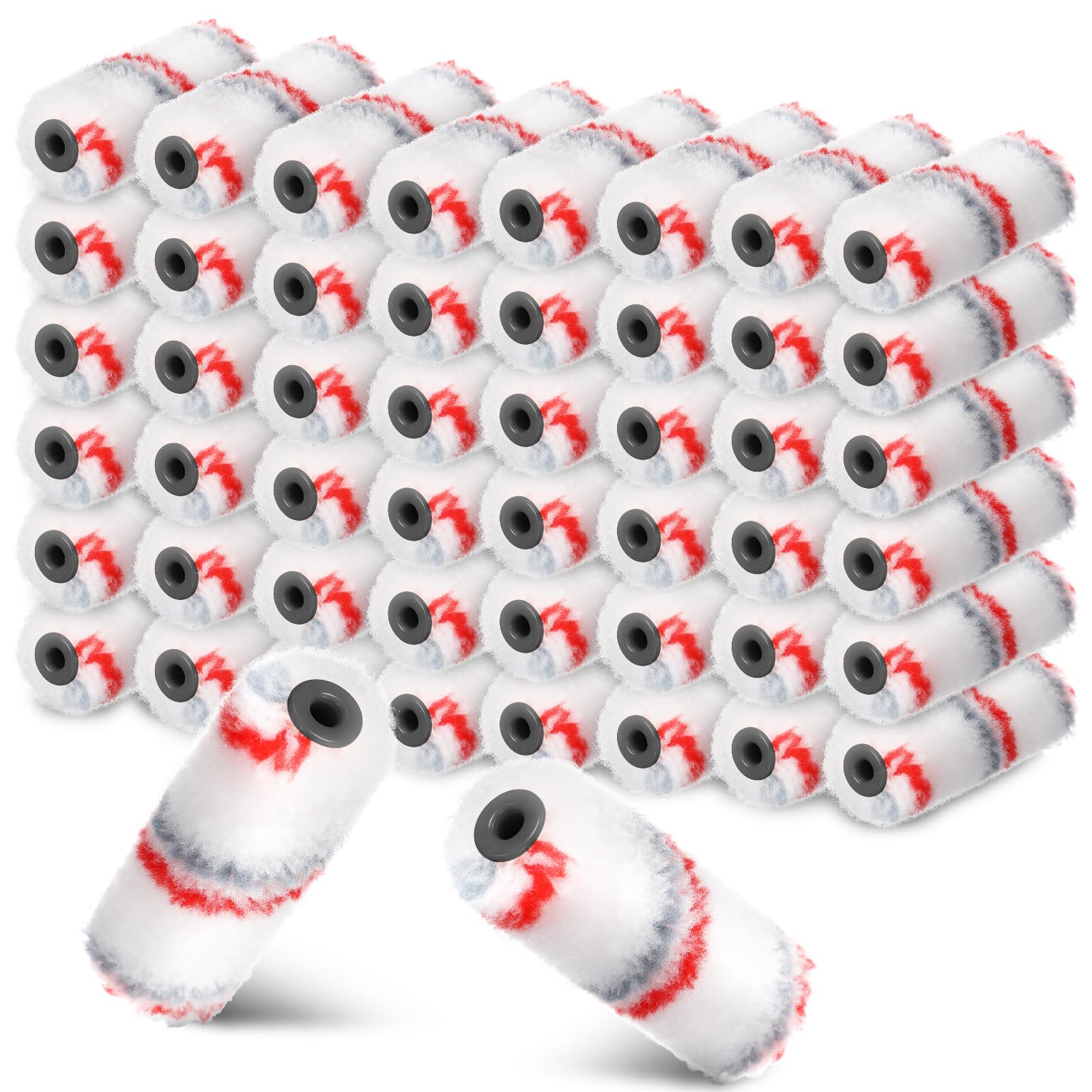 Mini rouleau de sieste Leumoi en microfibre : lot de 100 housses anti-traces pour peinture murale