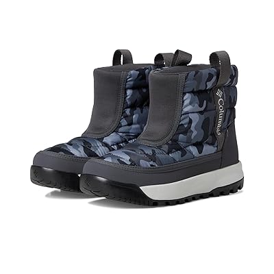 Columbia Kids Snowtrottm Mid (Toddler/Little Kid/Big Kid) Kids Shoes Shark/Black Urban Camo