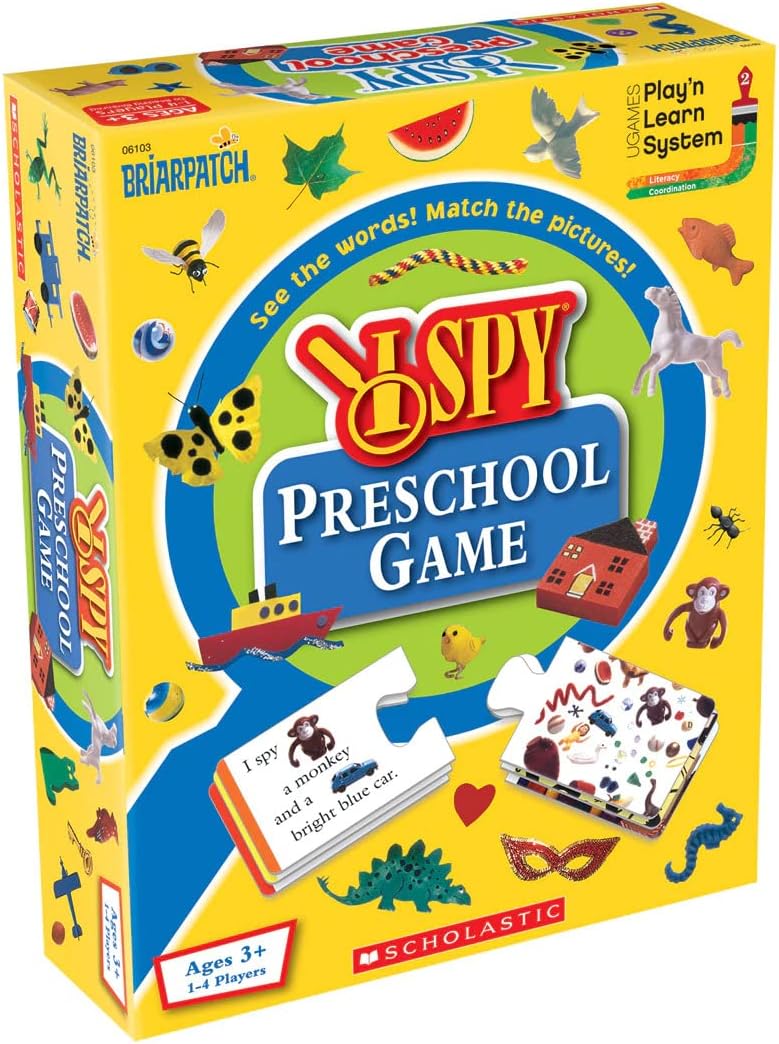 BriarpatchI Spy™ Preschool Game: Matching, Rhyming, Fine Motor Skills, Ages 3+