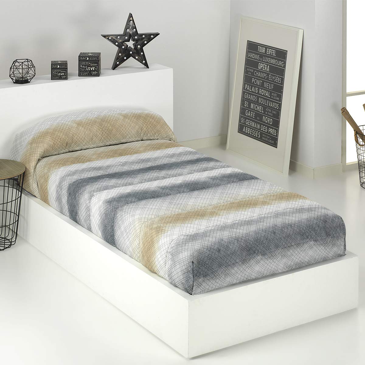 Lanovenanube - Edredón Ajustable Elena - Cama 105 cm