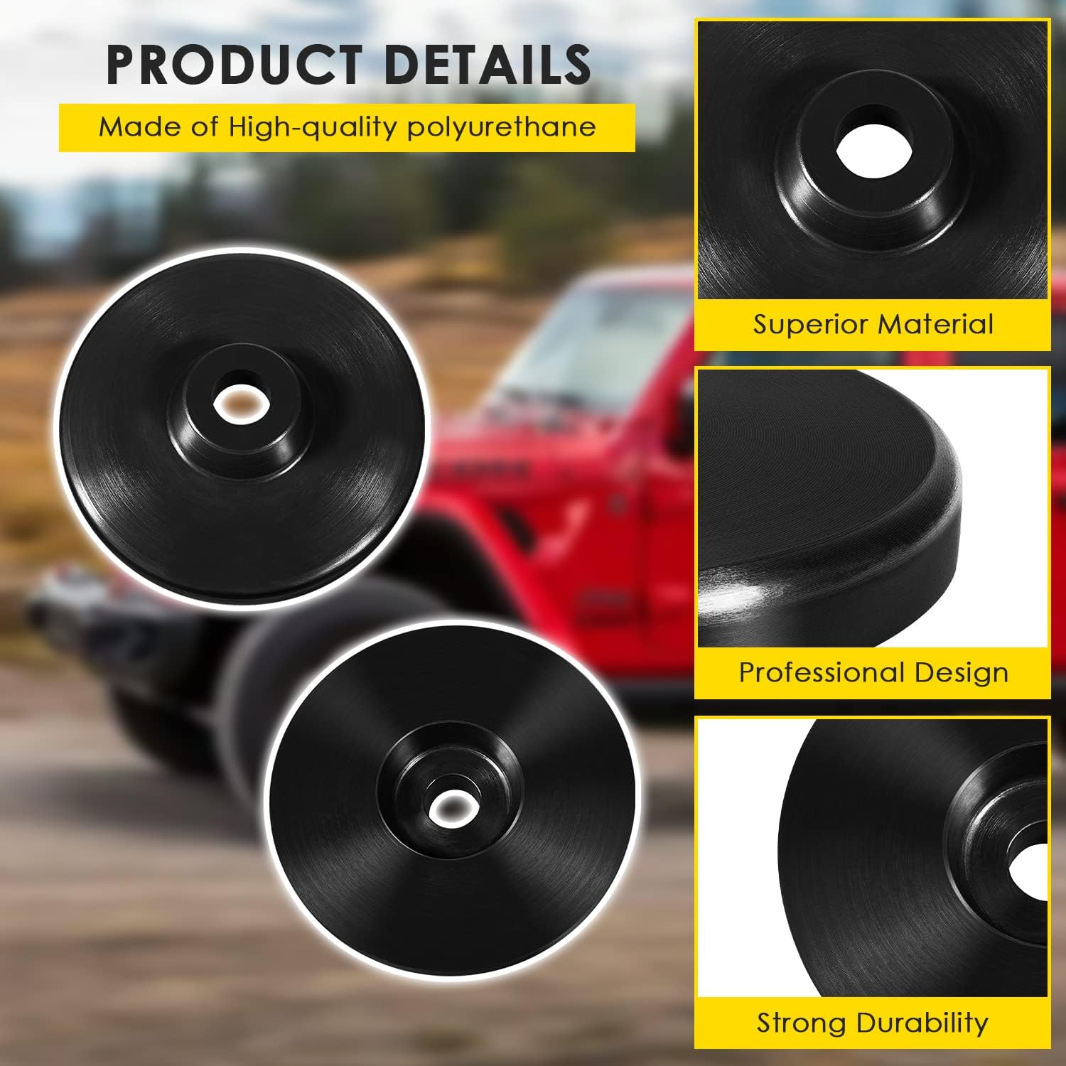 KJ09192 3/4" Rear Lift Kit Fit for Jeep Gladiator JT 2020 (2-Pack, 0.75" Rear Lift Kit)