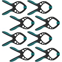 wolfcraft Set FZ 40 Spring Clamps 8 Pieces I 8651000 I Versatile Helper - Ideal for DIY and Model Building Projects