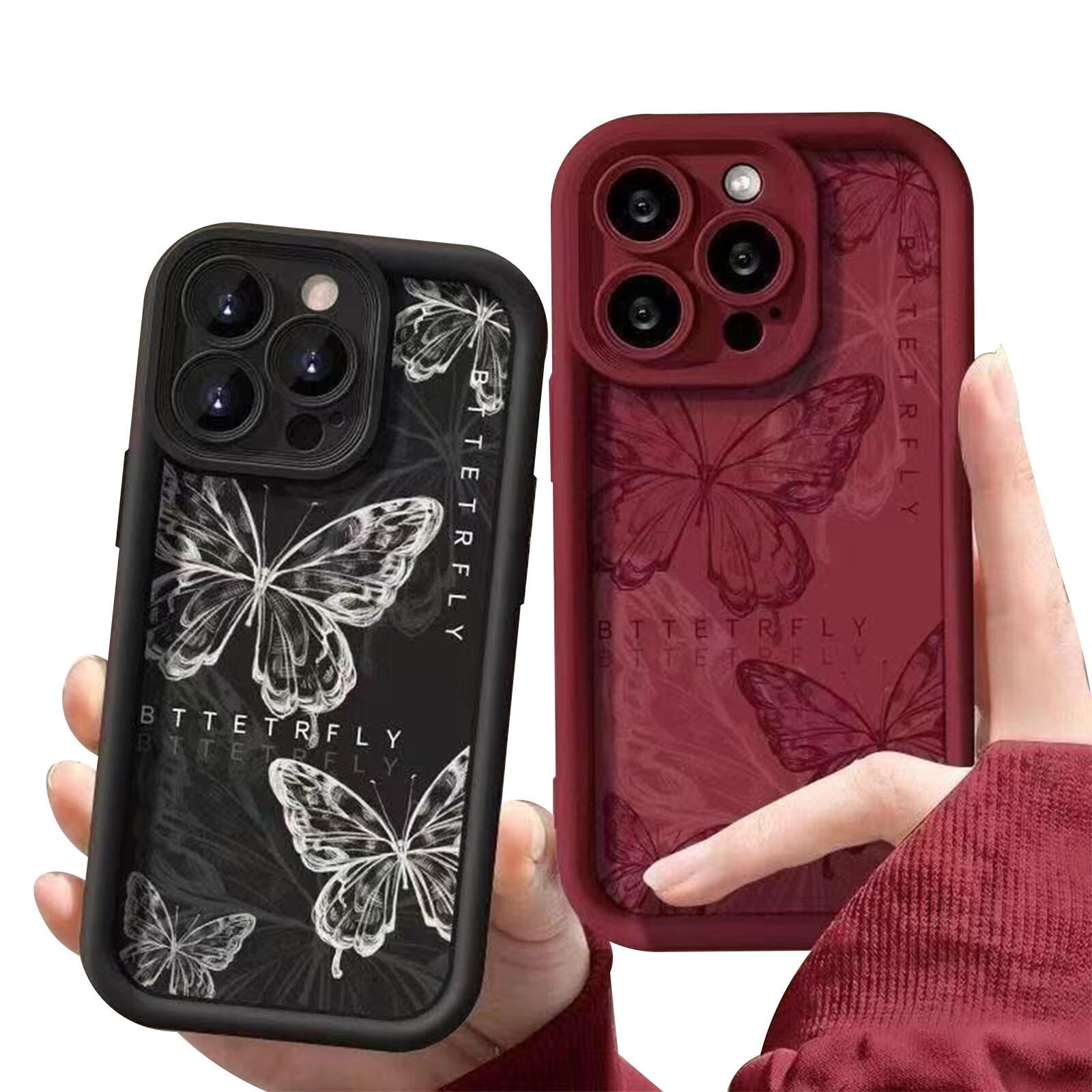 Amazon.co.jp: Arpe 蝶 iPhone 15 Plus 用 スマホケース イフォン 15