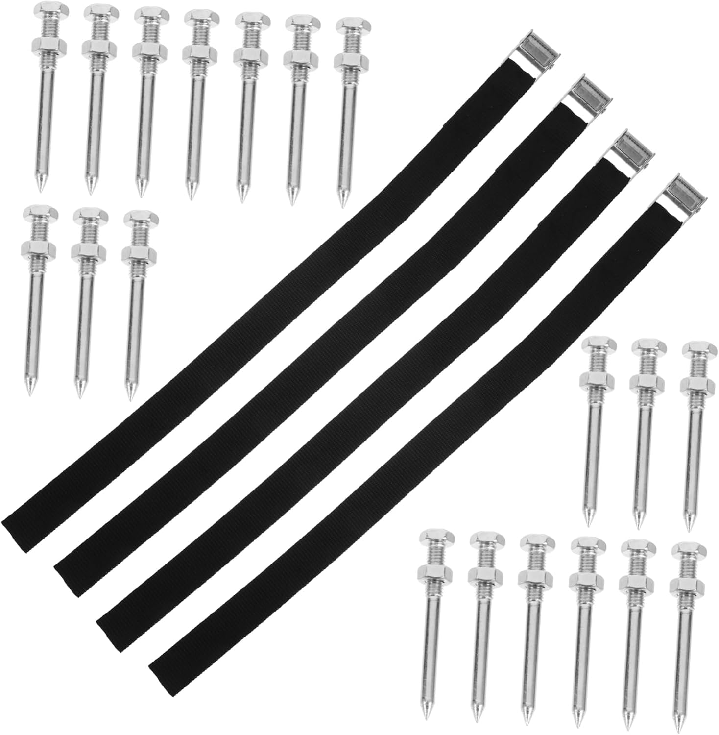 Adjustable Lawn Aerator Shoes Scarifier Accessories Lawn Nail Shoes Metal Stakes for Aeration