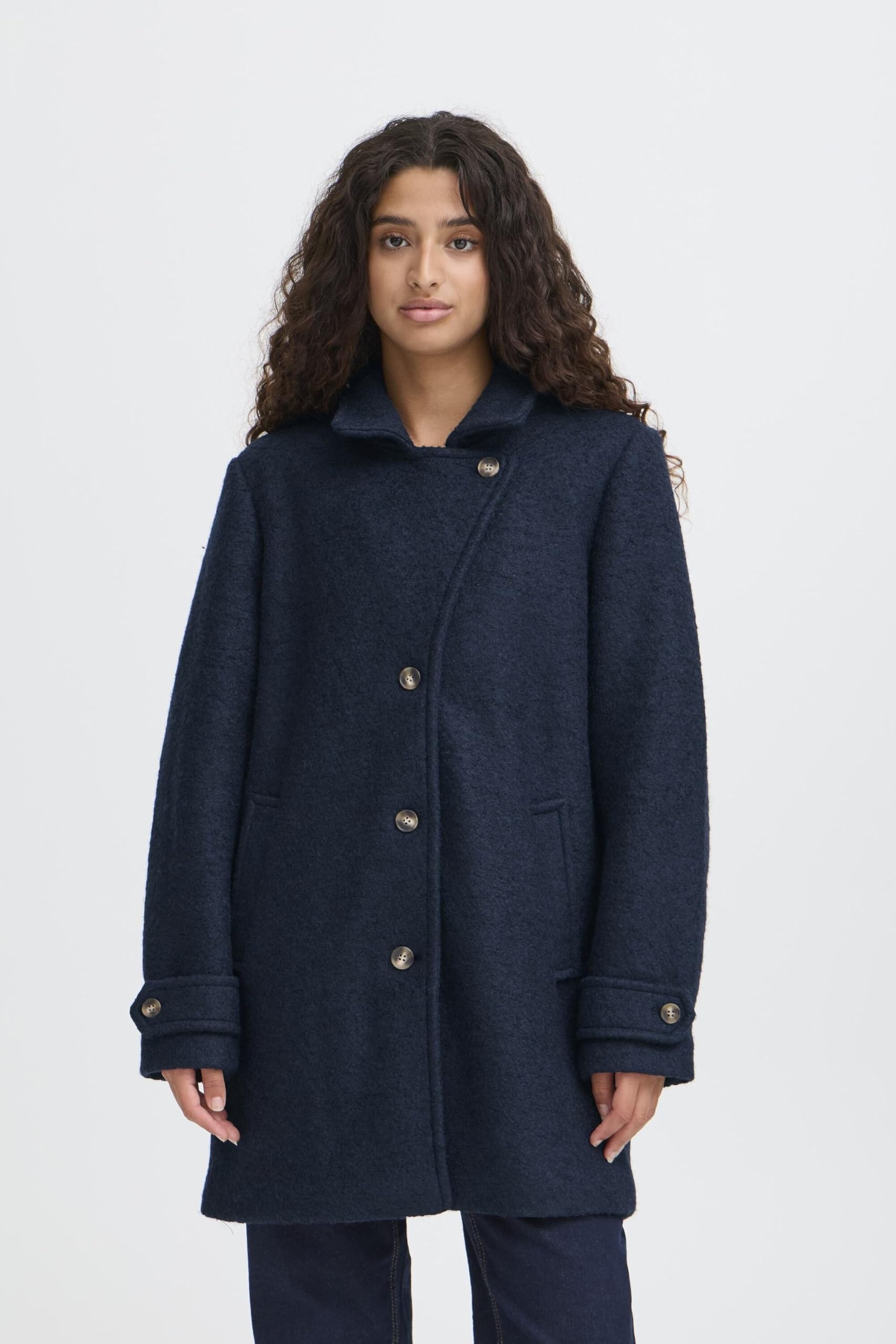 ICHI Damen Jacke IHSTIPA Lange Ärmel