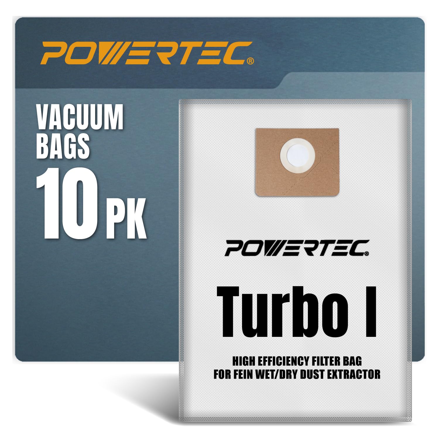 Sacs en polaire POWERTEC Fein Turbo pour garder un atelier propre durant le ponçage