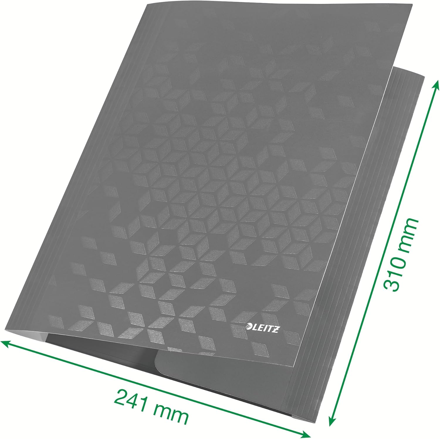 Project file: cardboard, with a band fastener, Leitz blue WOW Leitz