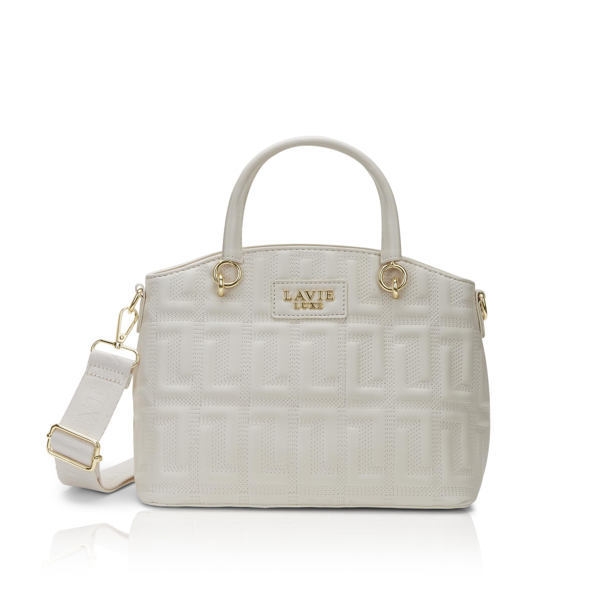 lavie luxe Women's Mabel Small Satchel Bag | Satchel Handbag for Work | Ladies purse | Stylish Shoulder Bag | Gift for Women-picture-24
