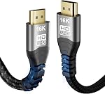 16K 10K 8K HDMI 2.2 Cable 3.3FT, Certified 96Gbps Ultra High Speed HDMI Braided Cord, Support 16K@30Hz 8K@60Hz 4K@120Hz eARC HDCP 2.2&2.3 HDR10+ Dolby for PS5 PlayStatio5 Xbox Series X Apple TV 4K