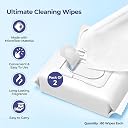 Cleno Shoe Cleaner Wet Wipes (pack of 80) Shoe wipes for all shoes (80 count (Pack of 2), 160) gallery image