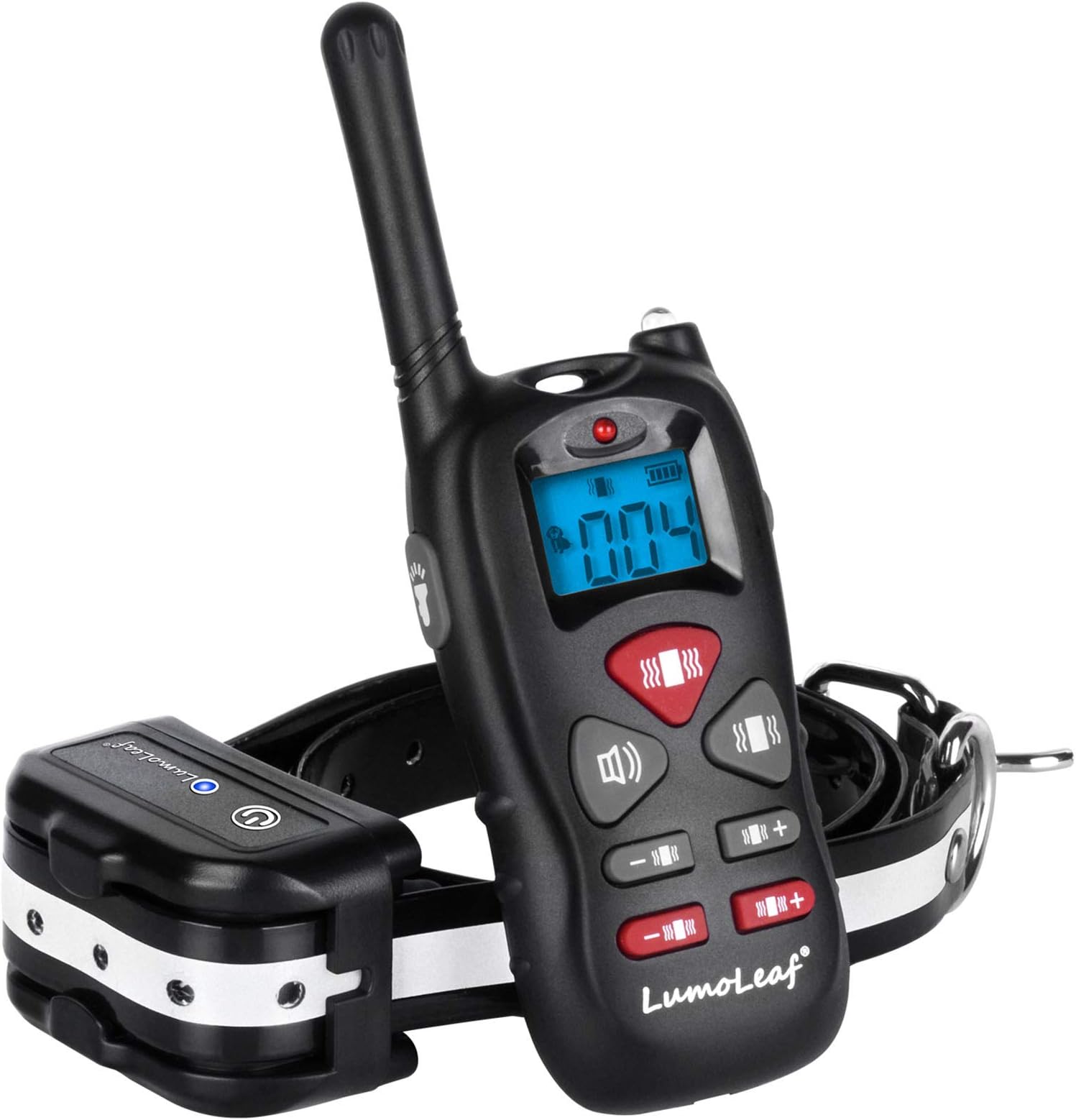 LumoLeaf Dog Training Collar, Waterproof USB Rechargeable Dog Remote Trainer with Double Vibration and Beep Mode for Home Training Use, 500 Yards Range. (P11 Vibration)