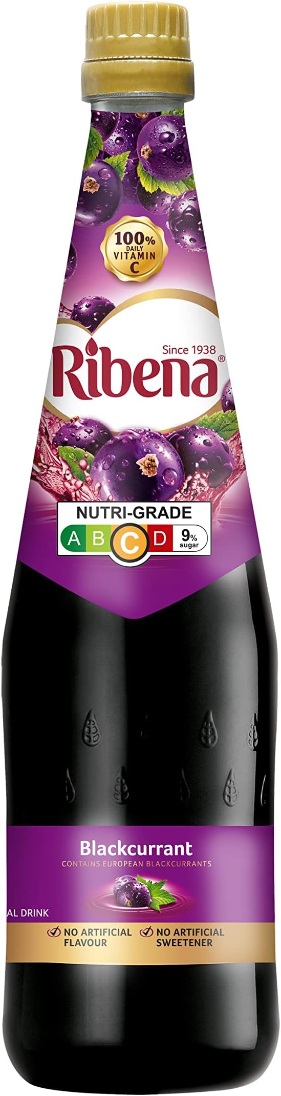 Juice Cordial Drink, Blackcurrant, 1 Litre