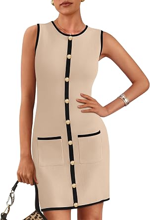 KIRUNDO Womens Work Business Casual Dress 2026