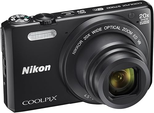 Nikon COOLPIX S7000 Cámara digital con zoom óptico de 20x y Wi-Fi incorporado