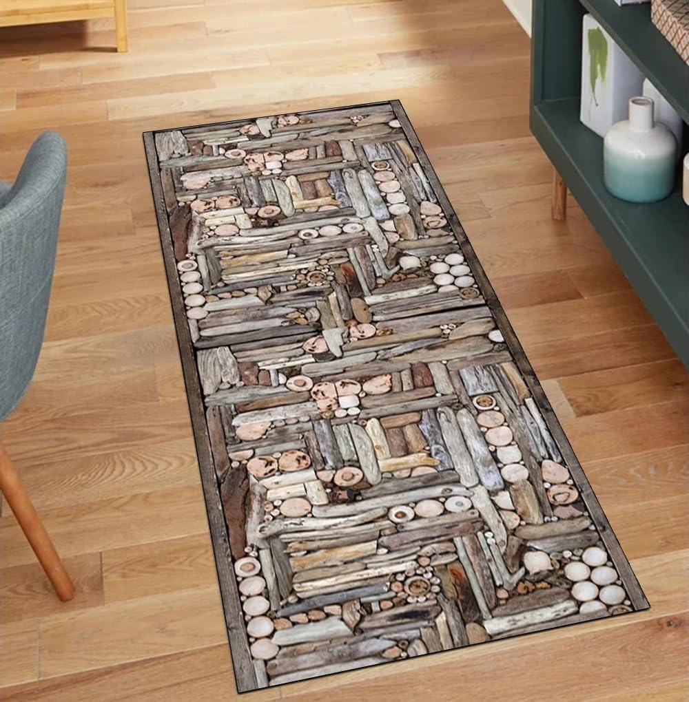 Alfombra de cocina antideslizante y lavable que atrapa la suciedad eficazmente