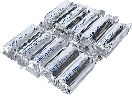 Miniatura 4 de UPP-110S Tipo I Video Térmico en blanco y negro, Película de ultrasonidoMedios, Reemplazo para Sony Upp-110s, 4.331 in x 65.6 ft (1 rollo)