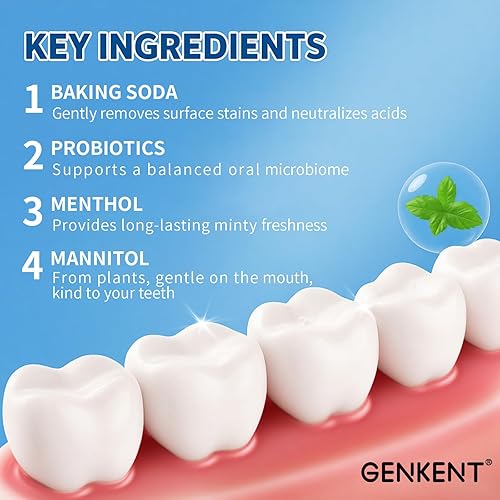 Miniatura 4 de GENKENT Pastillas de enjuague bucal (60 unidades)