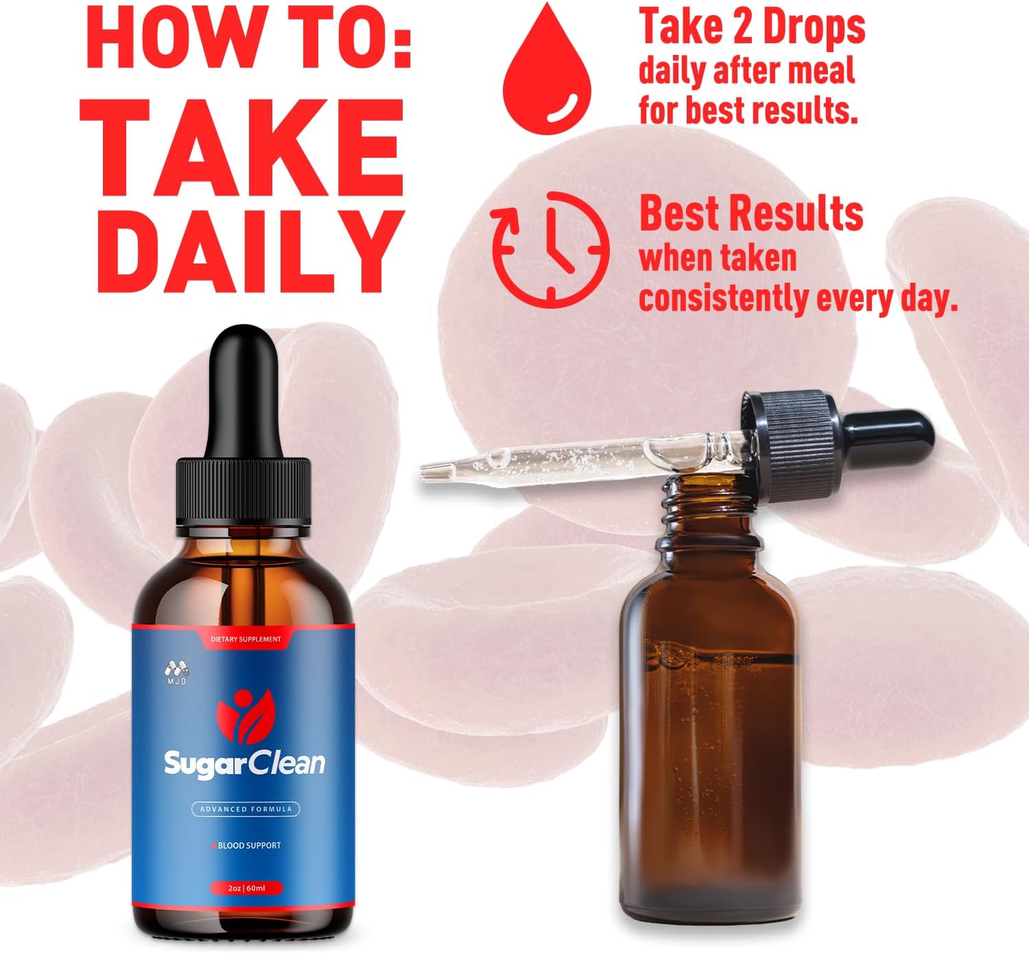 (2 Pack) Sugar Clean Drops, Official SugarClean Health Support Drops with All Natural Ingredients, Advanced Formula Sugar Clean Health and Wellness Supplement for Women and Men (60 Servings) - Image 4