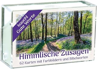Himmlische Zusagen: 62 Karten mit Farbbildern und Bibelworten