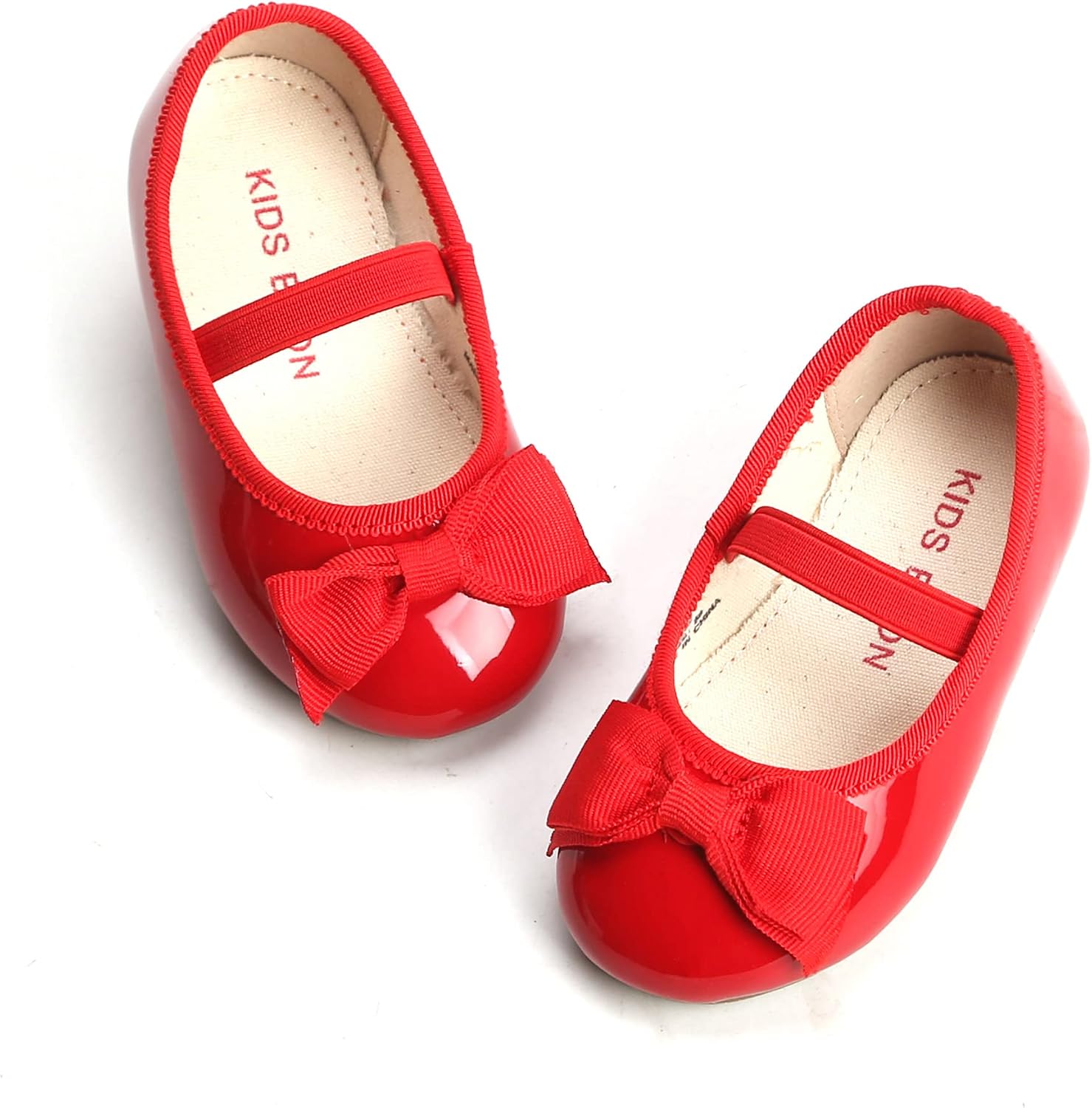 THEE BRON Girl's Toddler/Little Kid Ballet Mary Jane Flat Dress Shoes