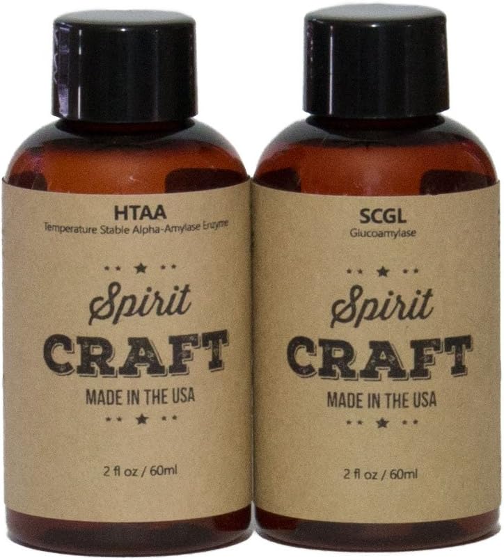 SpiritCraft Liquid Alpha Amylase + Glucoamylase Enzyme Kit (2oz)