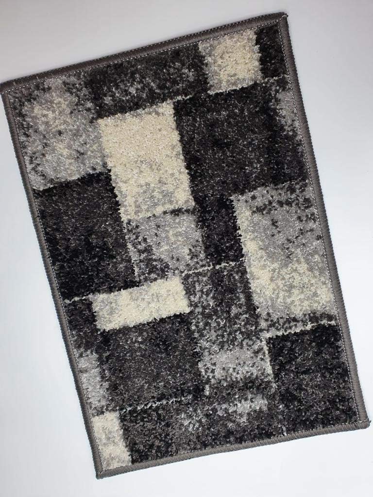Aido , Alfombra -Infiniti Gris 160 x 230 cm - Alfombra salón - alfombras - Alfombra Cocina - alfombras de habitación.