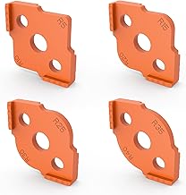 8 Radius Corners Router Jig Router Templates, High Hardness ABS+CNC Radius Routing Templates, Routing Rounded Corners Router Bit Templates for Woodworking