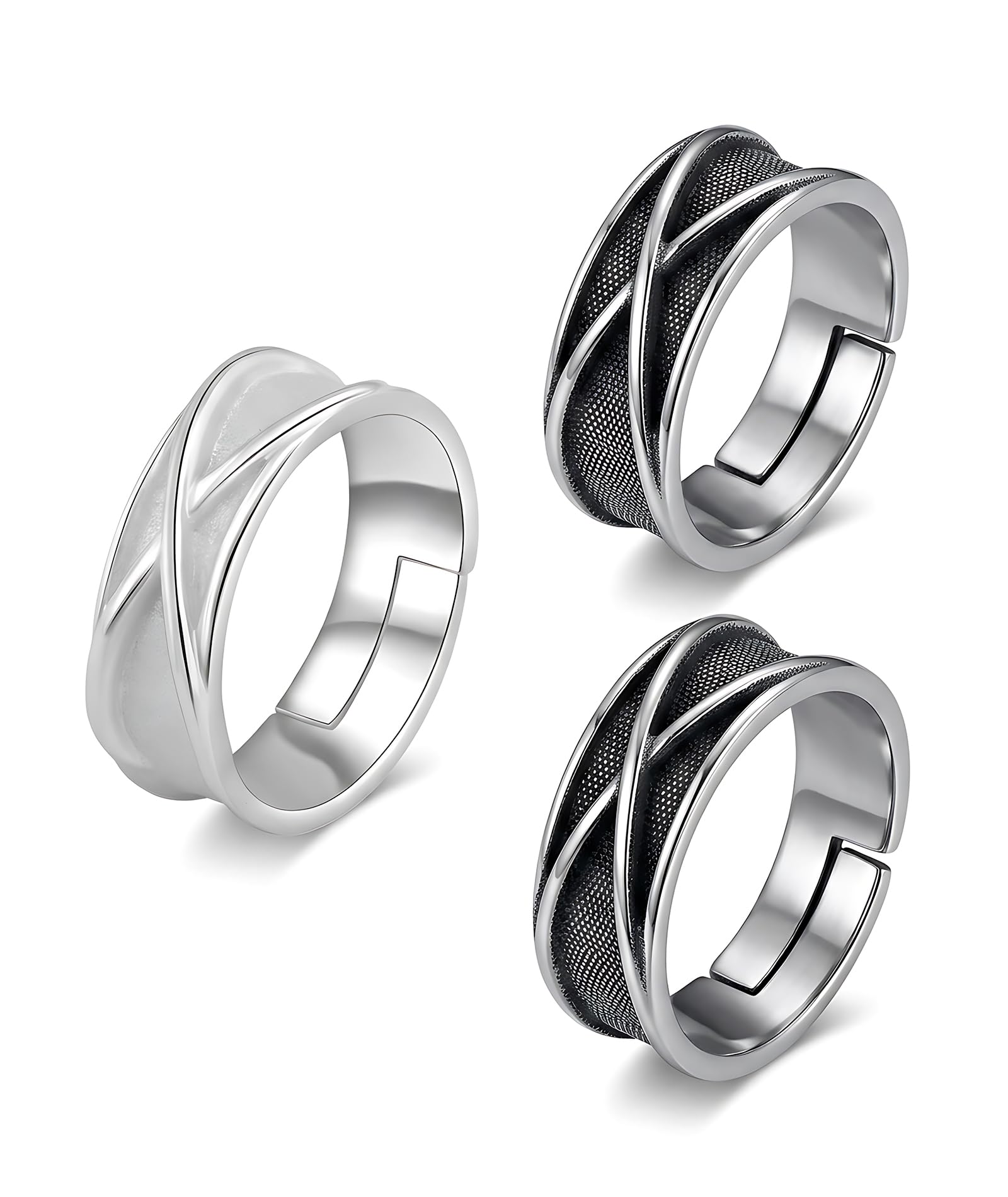 urvara 3 PCS Black Goku Ring,Anime Accessories, Anime Ring for Cosplay Events and Daily Wear, Goku Black Time Ring for Anime Collectors and Enthusiasts, Cross Time Collection with Adjustable Design-picture-37