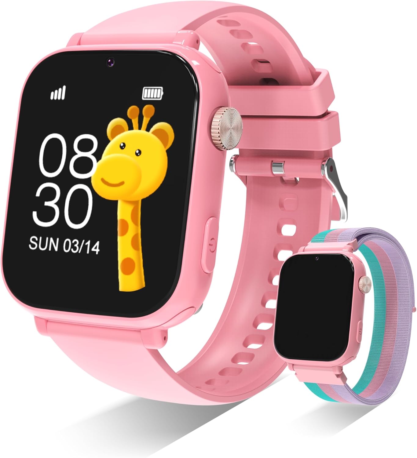 AXYWINBO Kids smart Watch for Girls Pink A22