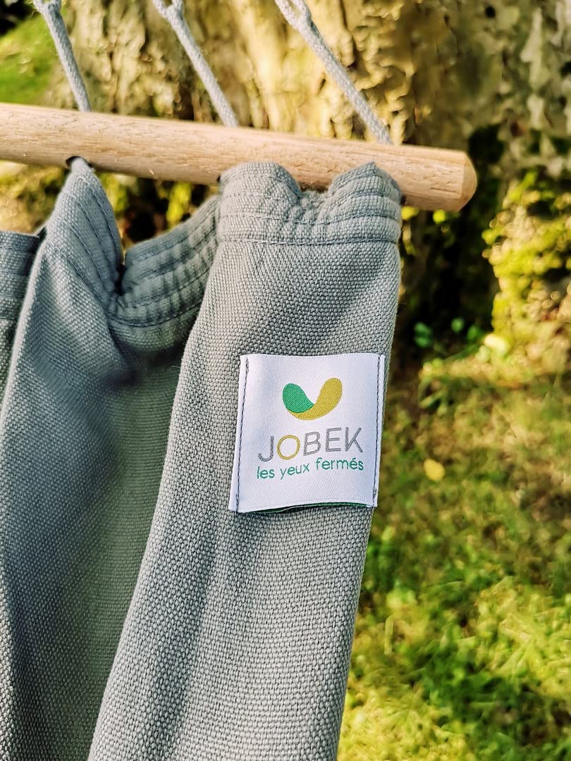 JOBEK - Hamac KOLOR Anthracite Uni FSC 100% - 300 x 100 cm