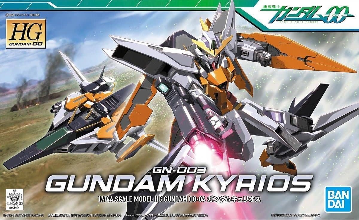 HG Mobile Suit Gundam 00 1/144 Gundam Kyrios Plastic Model