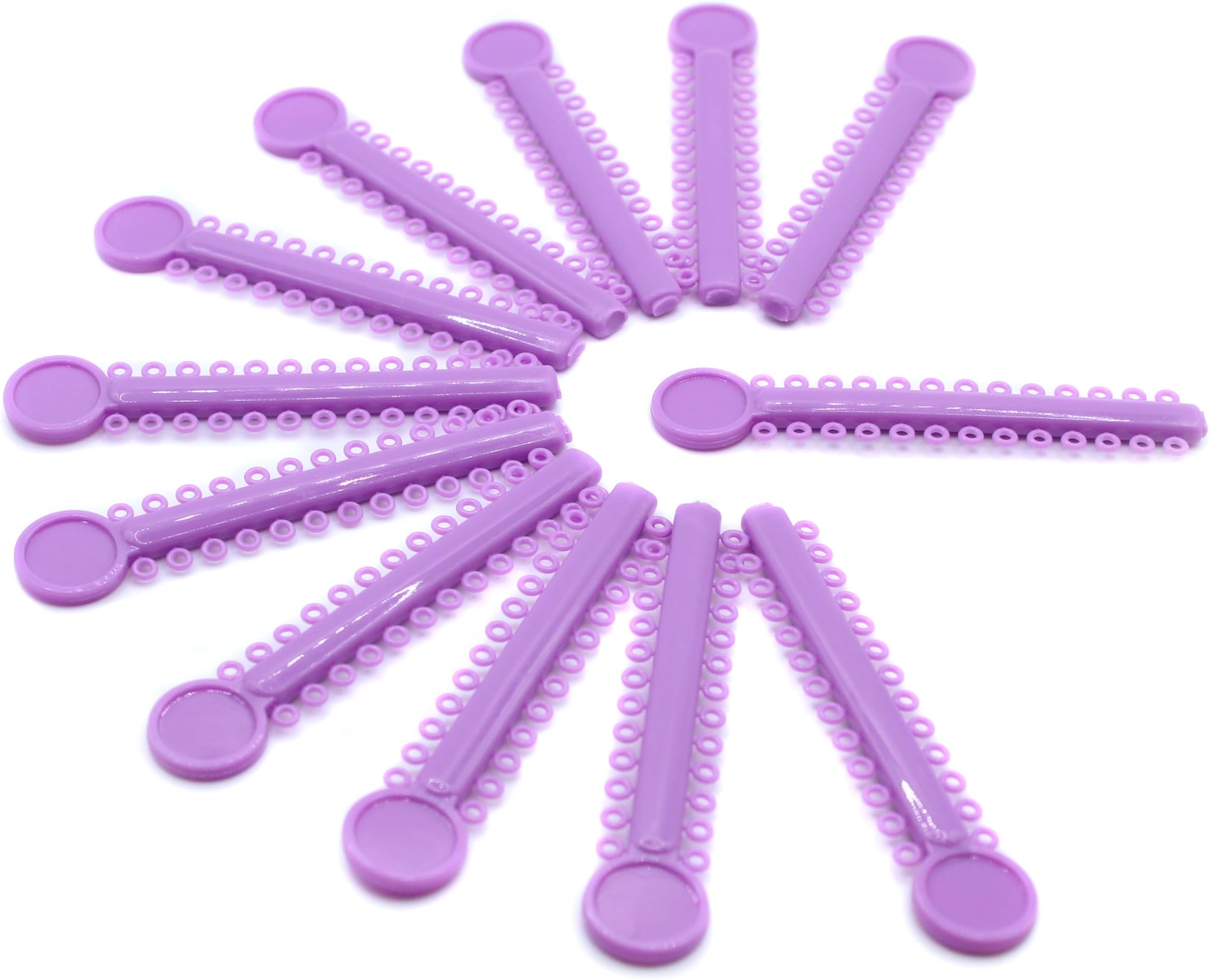 1040 O-Rings - Orthodontic Elastomeric Ligature Ties for Braces. Elastic O-Ring Rubber Bands for Orthodontic Brackets. (Lilac)