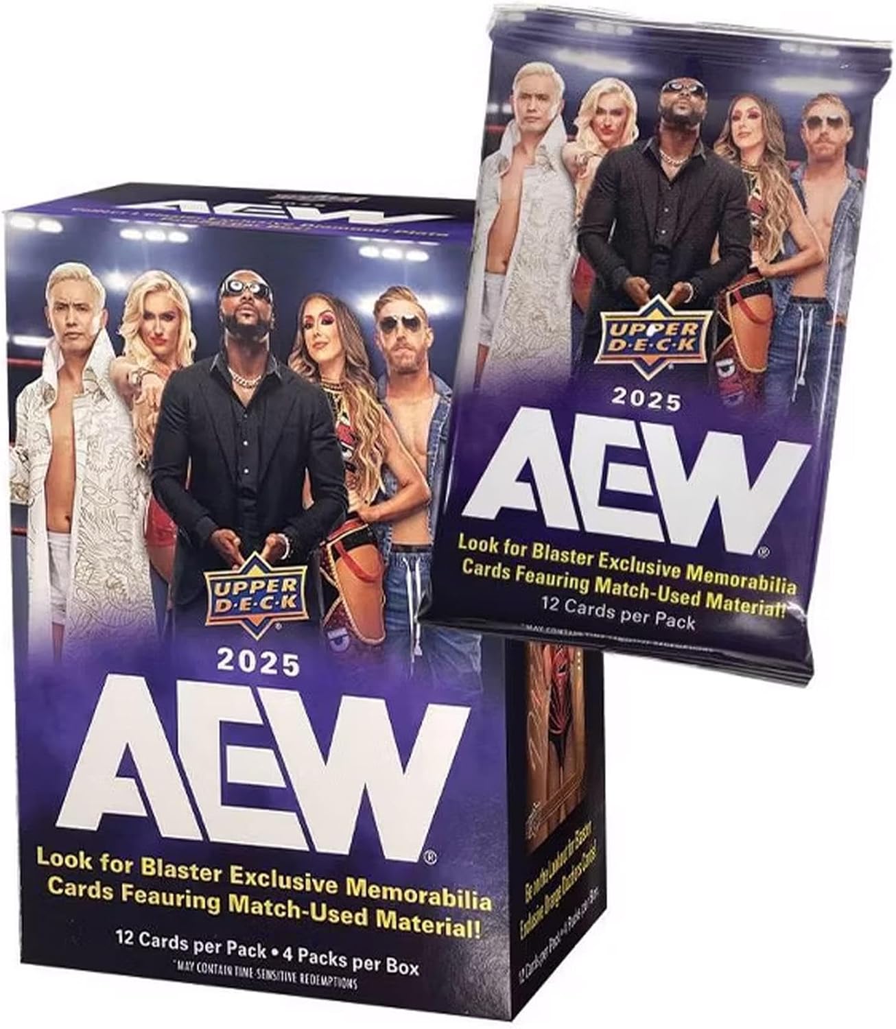 2025 Upper Deck AEW Wrestling Trading Cards Blaster Box