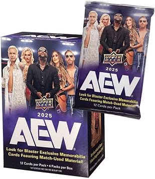 2025 Upper Deck AEW Wrestling Trading Cards Blaster Box