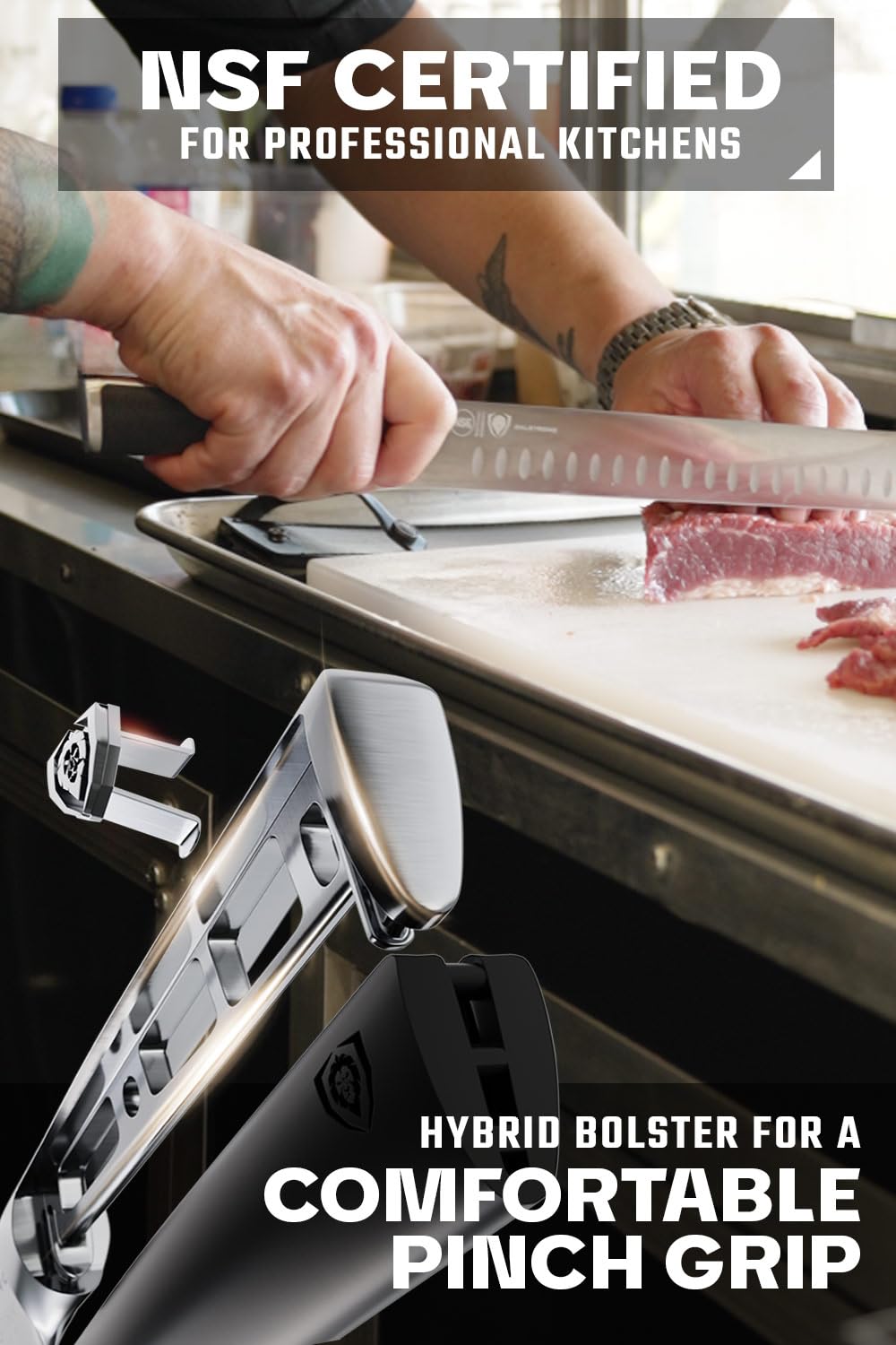 Dalstrong 12" Slicing & Carving Knife - German Steel — Amazon image 4