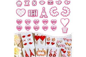 Keoker Valentines Polymer Clay Earring Cutters
