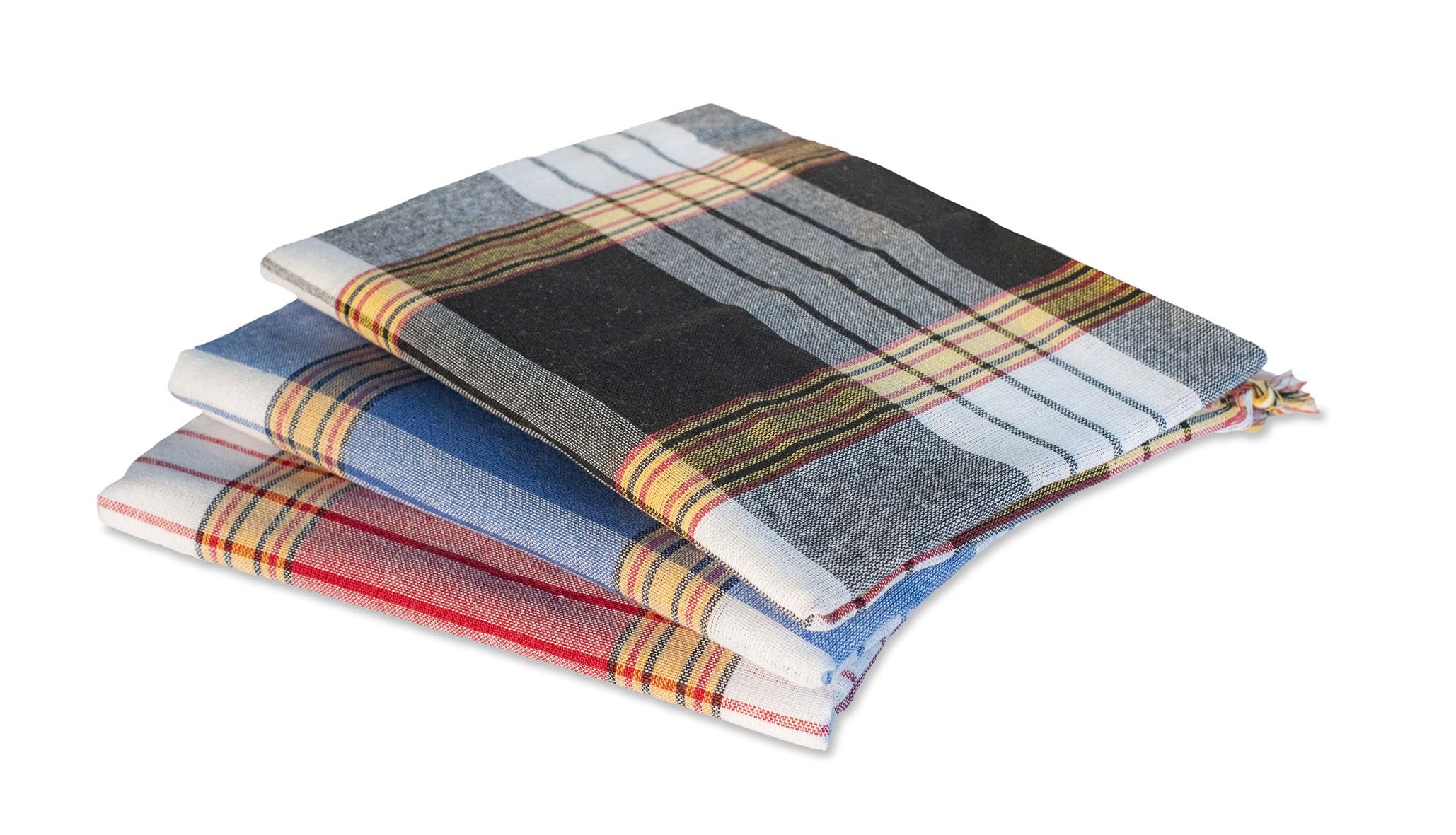 Pack of Three Classic Turkish Bath Towels Sauna Pestemal Foutas