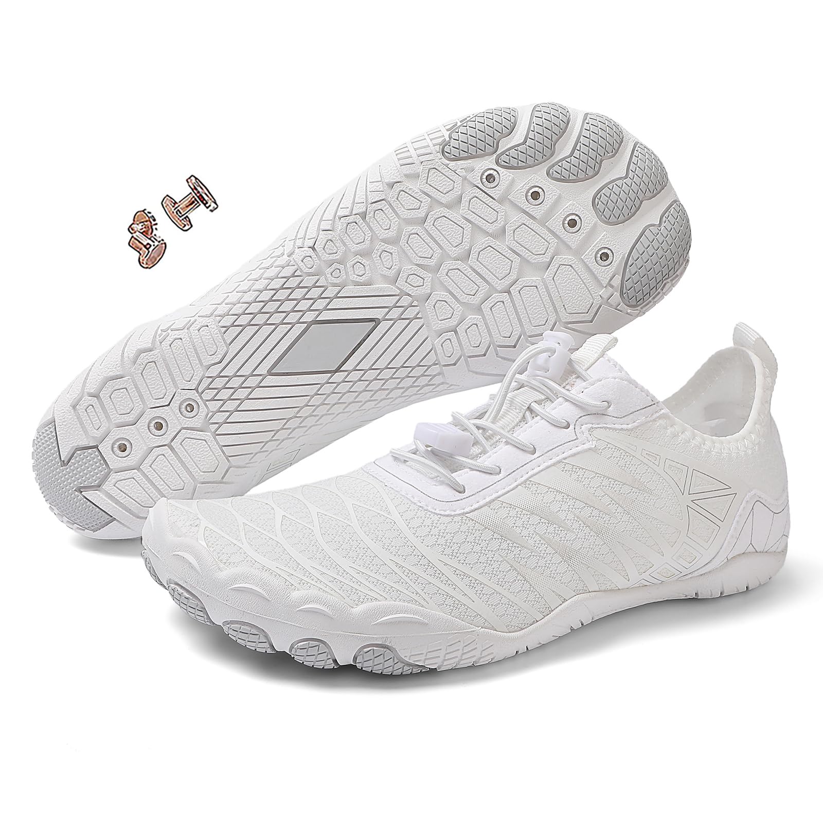 Zureto Grounding Shoes with Copper, Grounded Barefoot Footwear Hike Shoes for Womens Mens Soft Comfortable