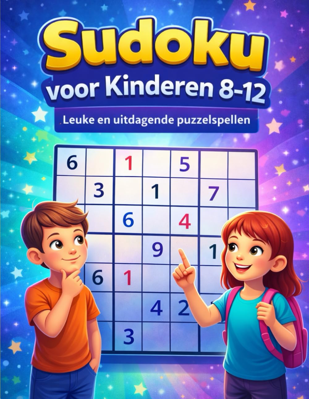 Sudoku voor Kinderen 8-12: 250 hersenkrakers, van makkelijk tot moeilijk, met oplossingen.
