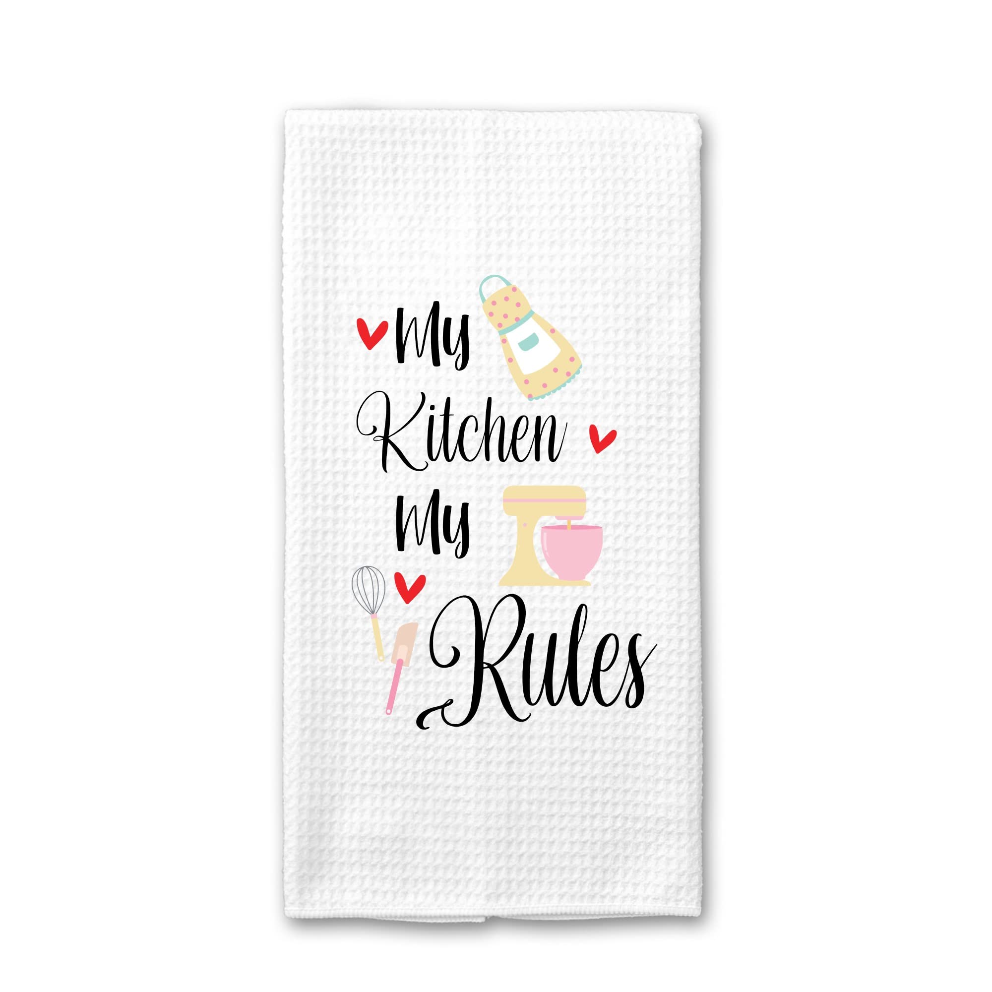 Kitchen Hand Towel, Funny Kitchen Towel, Cute Kitchen Towels, Funny Dish Towel, Custom Tea Towels, Kitchen Towel, My Kitchen My Rules