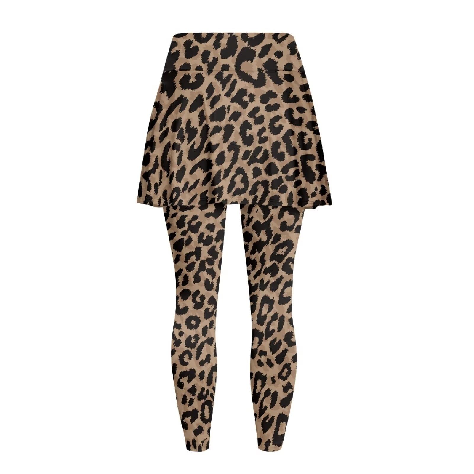 Poceacles Spódnice legginsy dla kobiet spódnice legginsy do jogi z wysokim stanem spódnice tenisowe z legginsami joga bieganie spódnice golfowe