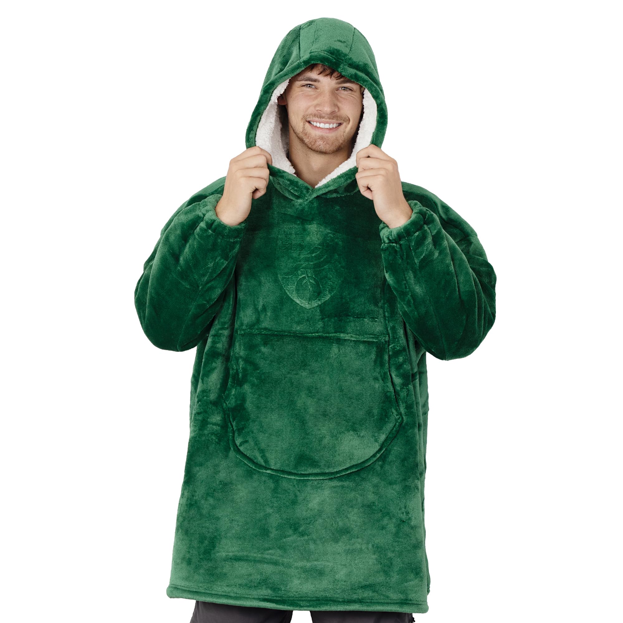 Norwich FC Officially Licensed Kids Oversized Sherpa Fleece Hoodie – Ultra-Soft, Cozy Wearable for Kids and Boys