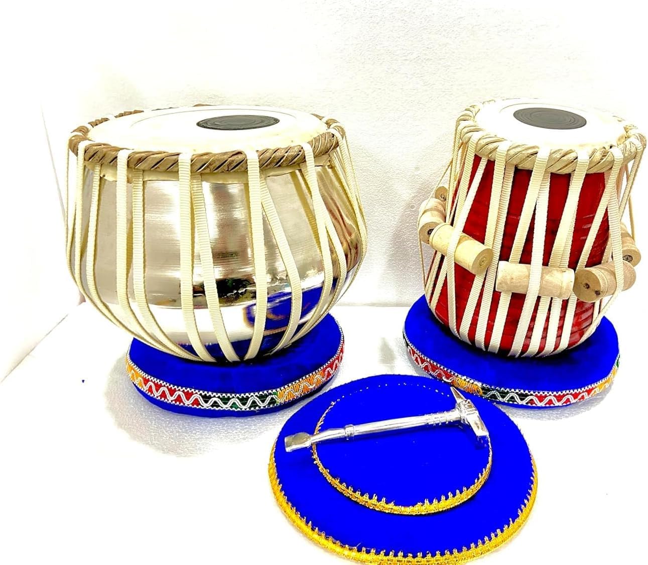 Juego de mesa de acero, juego básico de tambores de acero, bayan de acero, Dayan con martillo, cojines y funda, mesas perfectas para estudiantes, principiantes y profesionales, juego de tablas de
