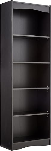 Sonax Hawthorn - Estantería de 72 pulgadas de alto, color negro medianoche