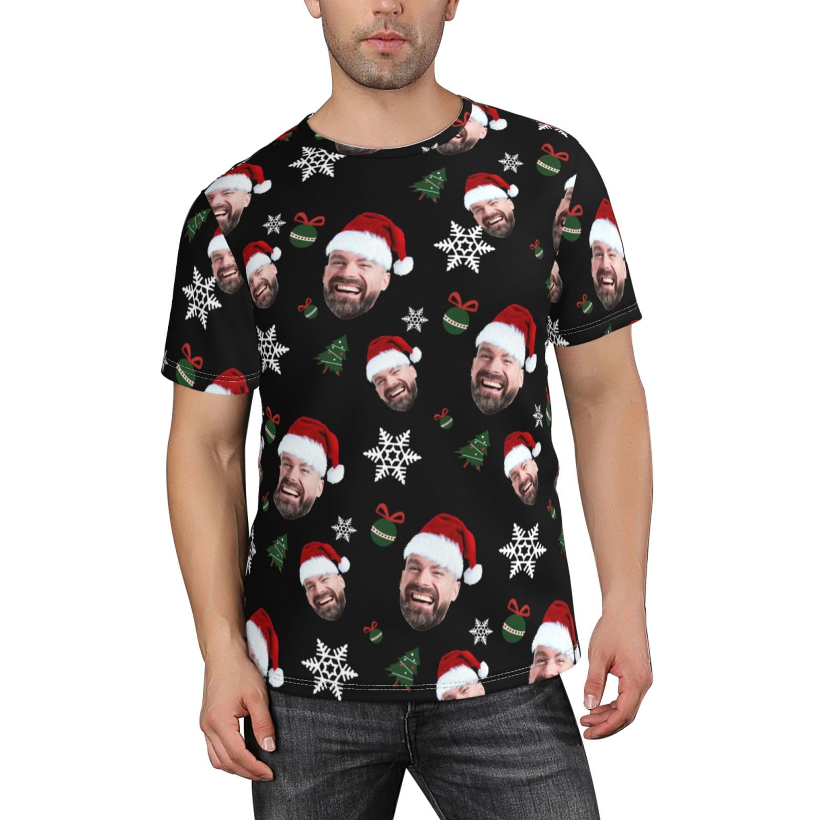 Custom T Shirts Design Your Own for Men Add Photo Logo Text Personalized Tee Printed Pictures Front and Back