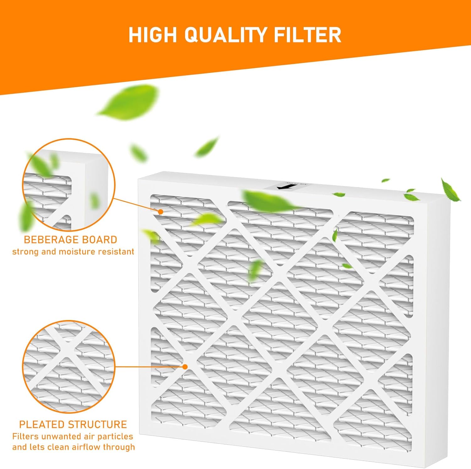 PN07126 MERV-13 Dehumidifier Filter Replacement Compatible with Sanidry Sedona Dehumidifier Filter PN07126, Pack of 4