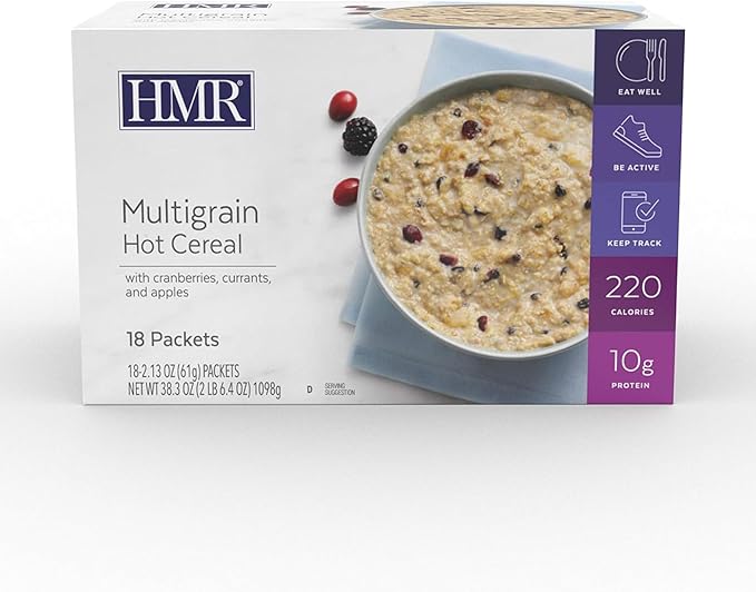 Cereal Caliente Multigrano HMR - Alternativa a la Avena Alta en Proteína para Pérdida de Peso - Paquete de 18 miniatura 7